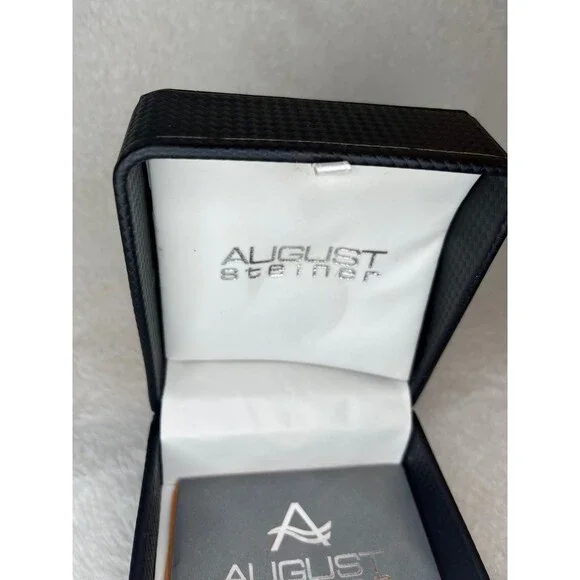 August Steiner White & Silver Women’s Watch NEW with box